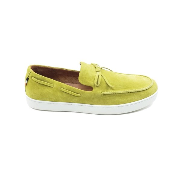 Allen Edmonds Santa Rosa Loafers Neon Green Suede Casual Slip-On Mens Size 13 D main image 4